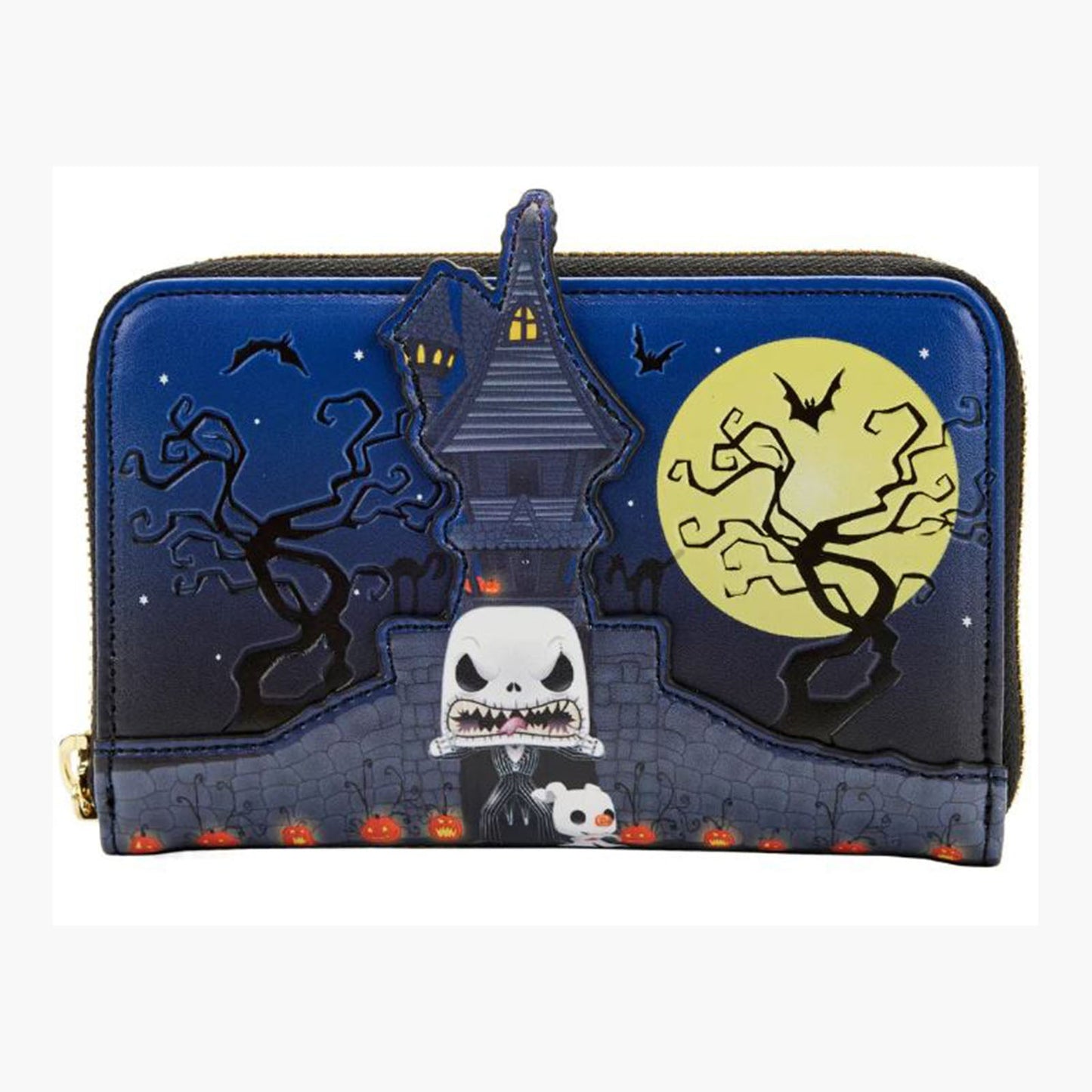 Loungefly Disney Night Before Christmas Jack Skellington Zip Wallet