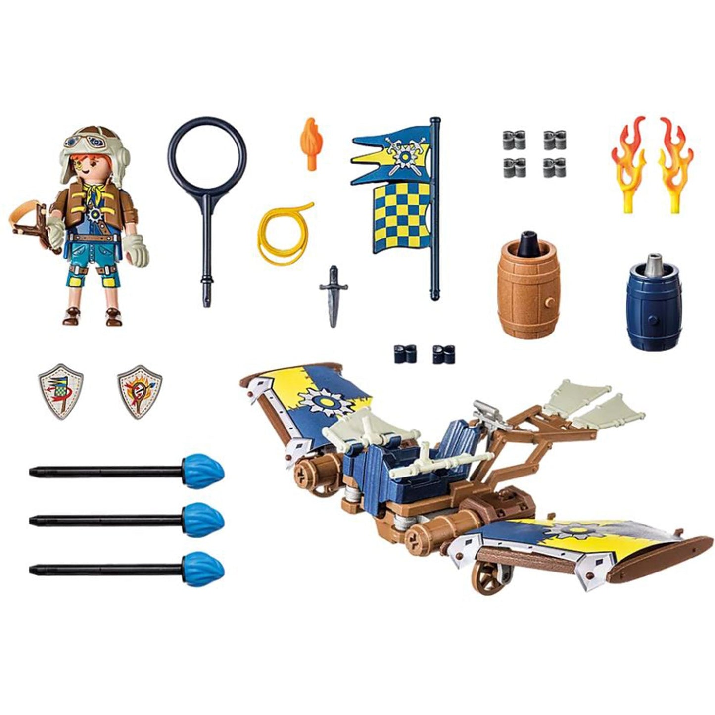 Playmobil Novelmore Dario's Glider Building Set 71211