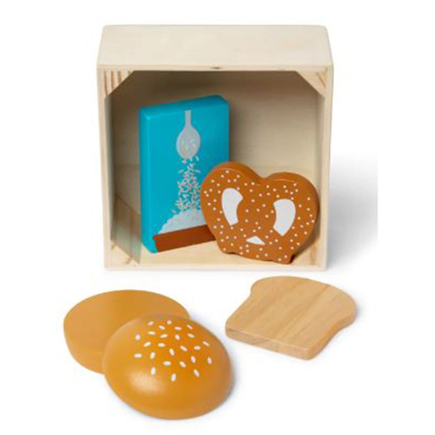 Melissa And Doug Wooden Food Groups Grains Plat Set