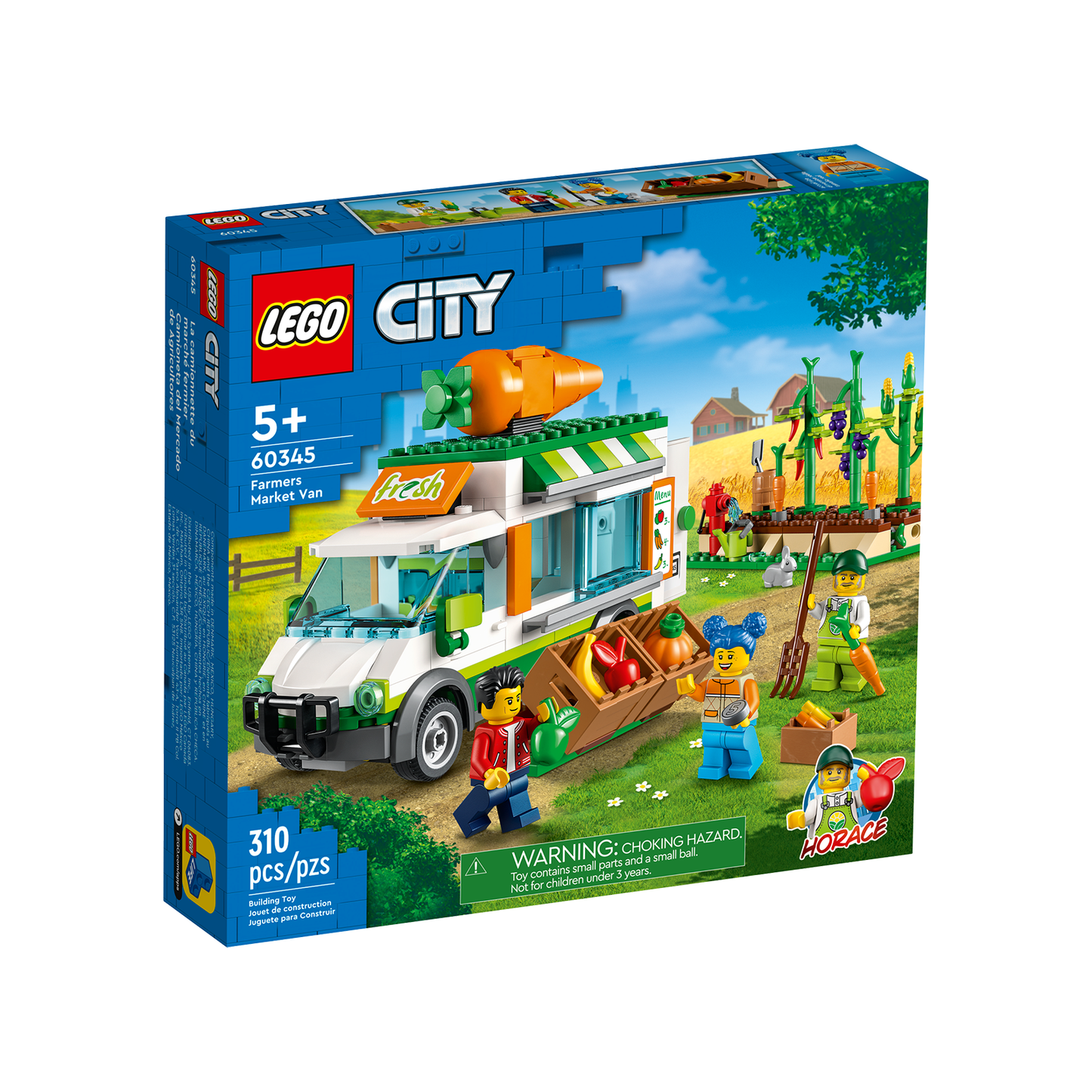 LEGO® City Farmers Market Van Building Set 60345