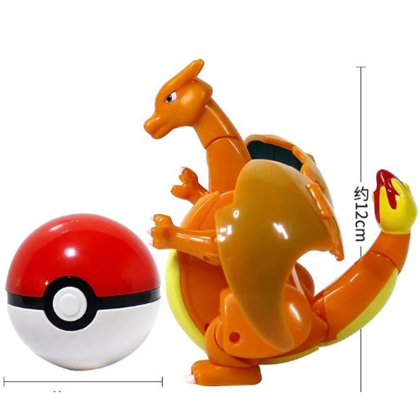 Pokemon Charizard Normal With Pokeball Action Figure Set