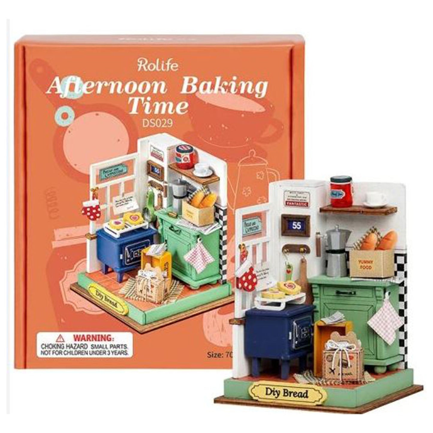 Robotime Rolife Afternoon Baking Time Building Set