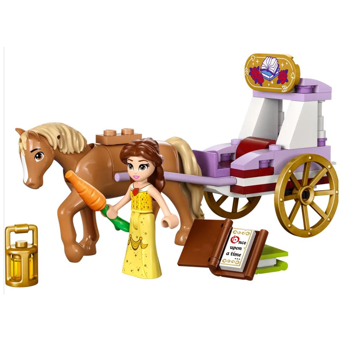 LEGO® Disney Princess Belle's Storytime Horse Carriage Building Set 43233