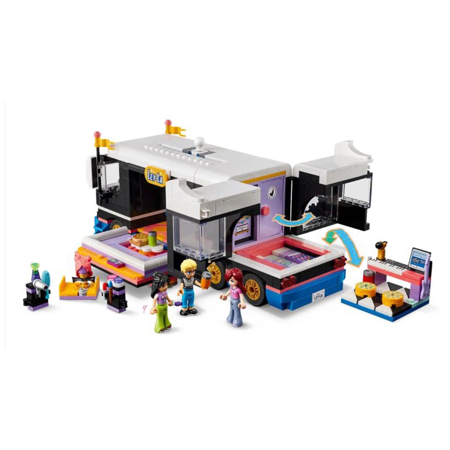 LEGO® Friends Pop Star Music Tour Bus Building Set 42619