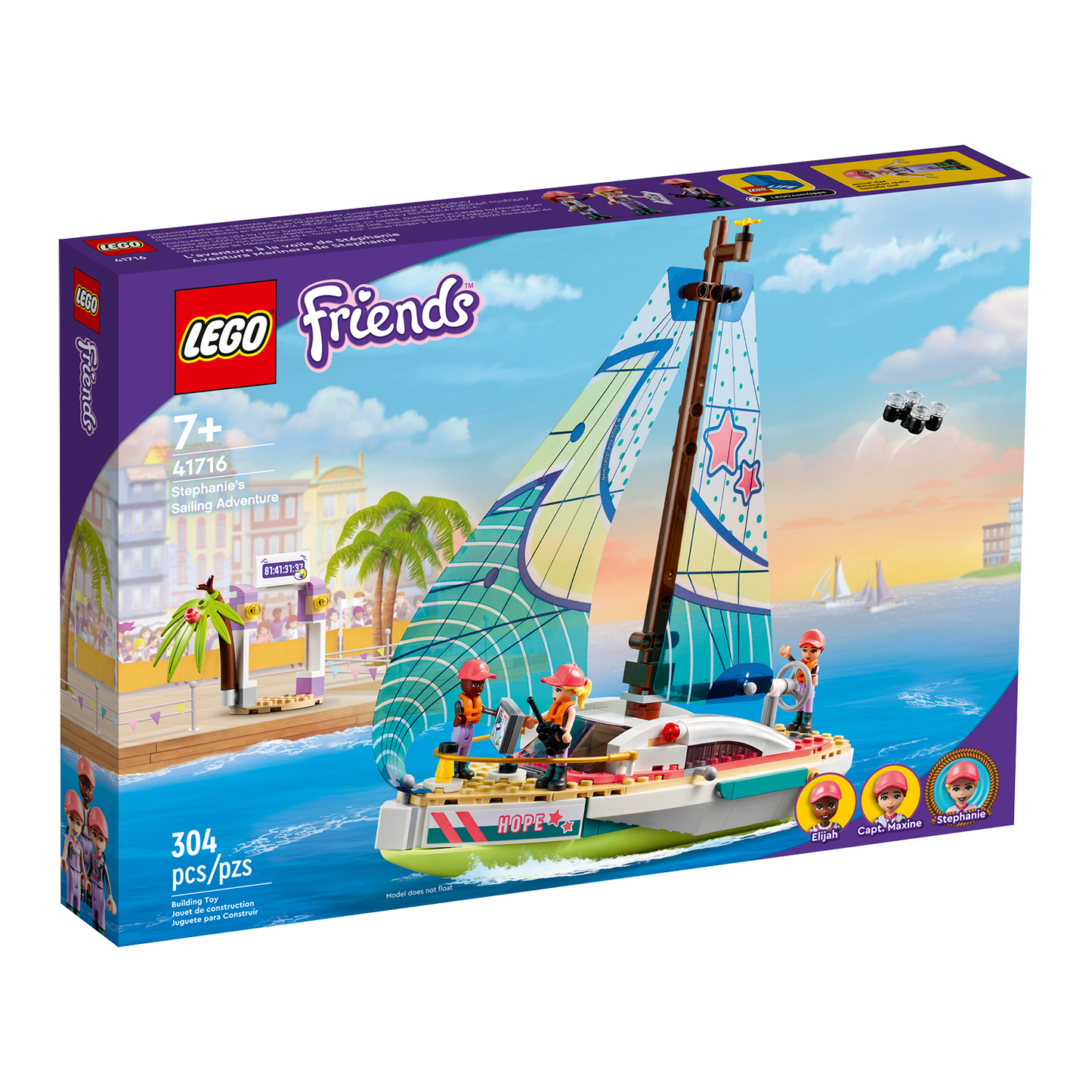 LEGO® Friends Stephanie's Sailing Adventure Building Set 41716