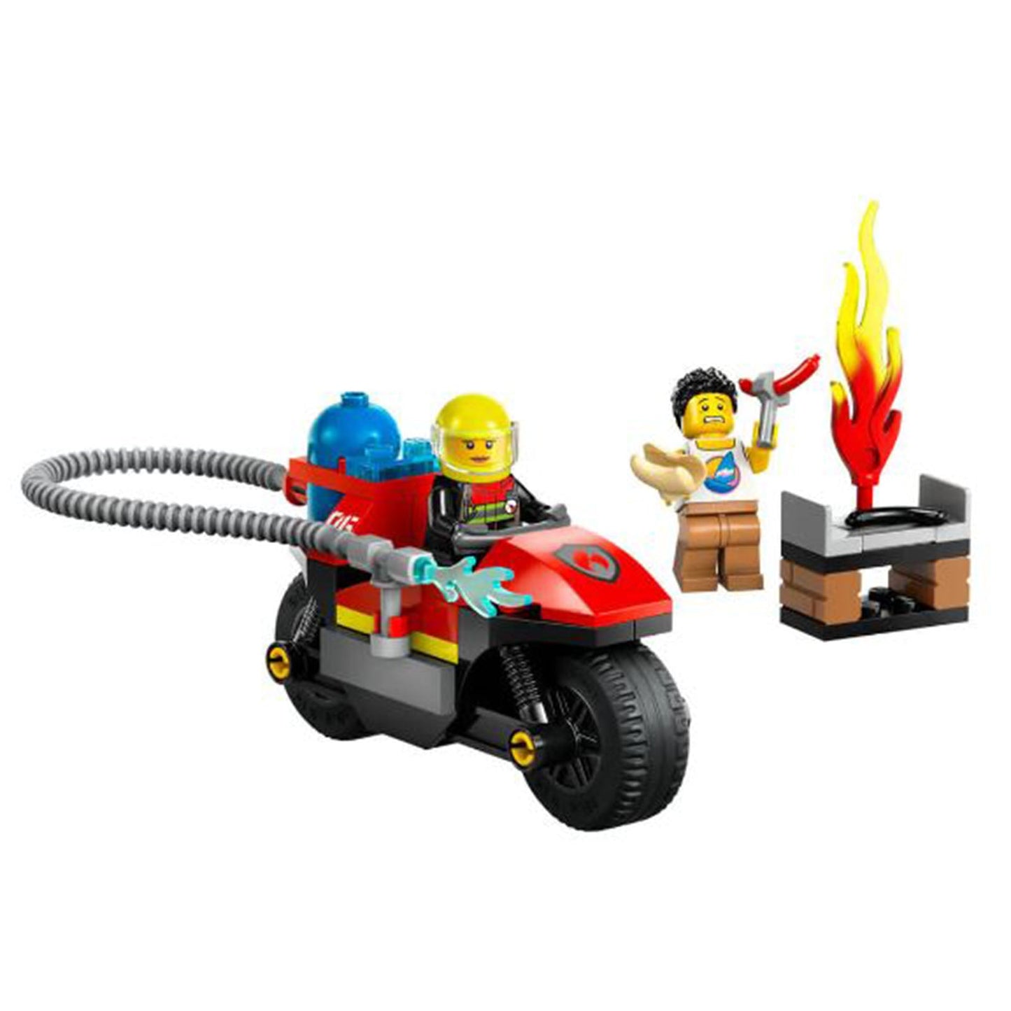 LEGO® City Fire Rescue Motorcycle Building Set 60410