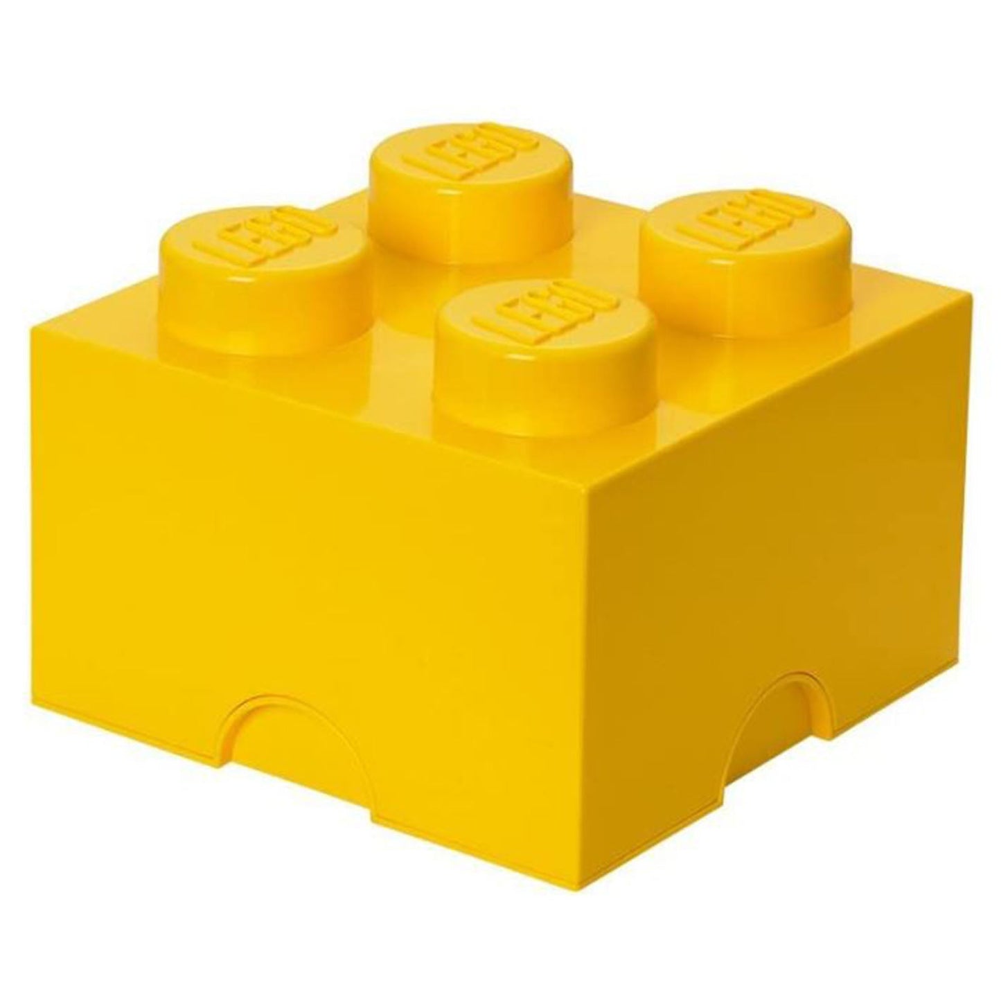 Room Copenhagen LEGO® Bright Yellow 4-Knobs Storage Brick