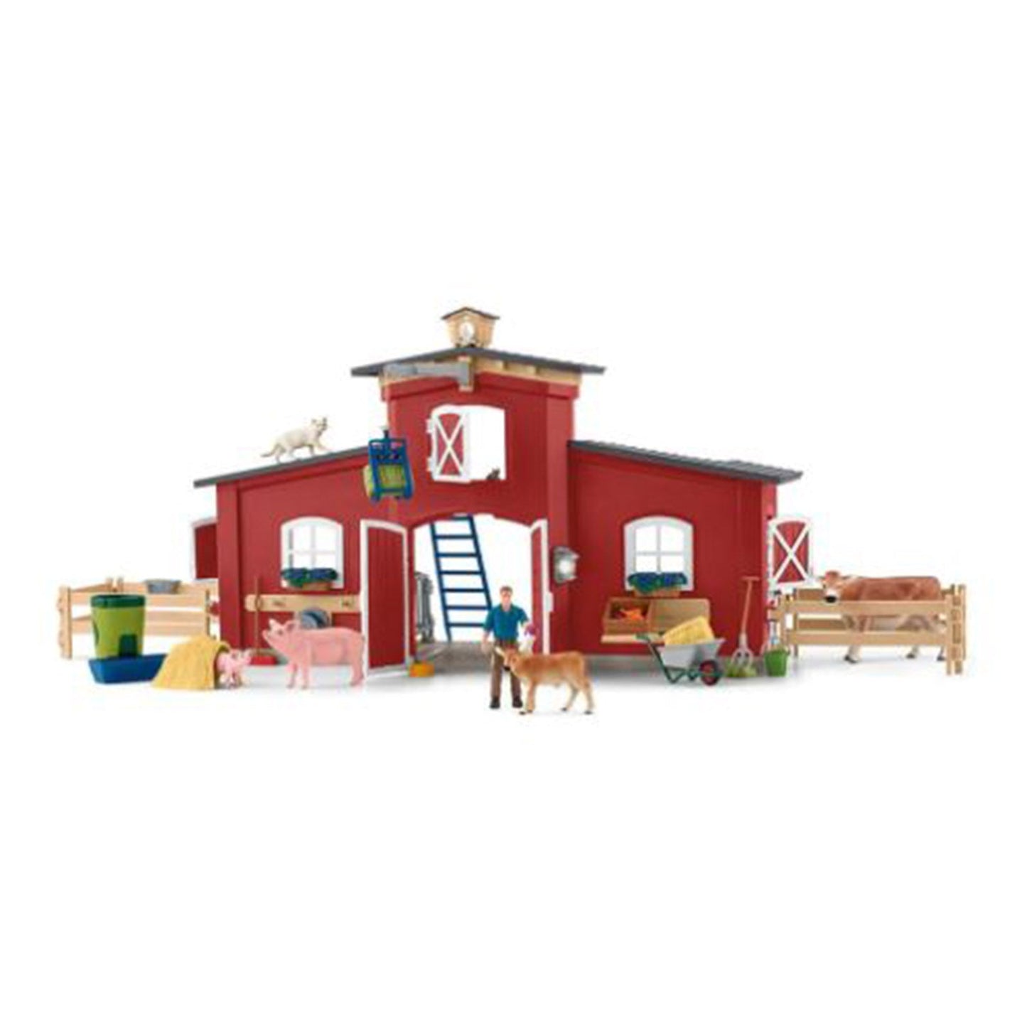 Schleich Farm World Large Barn With Animals Set 42606