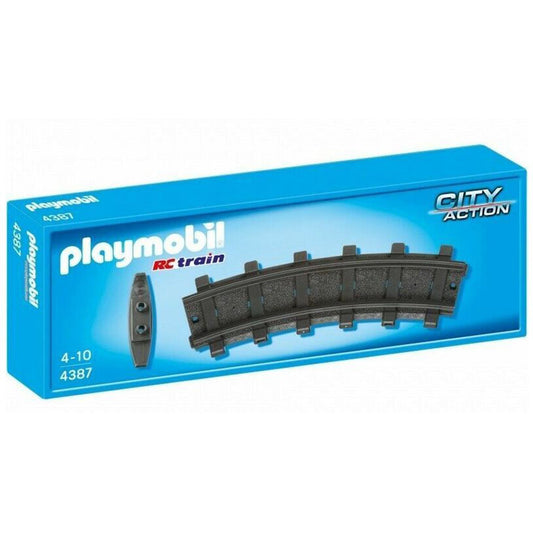 Playmobil 2 Curved Tracks Building Set 4387