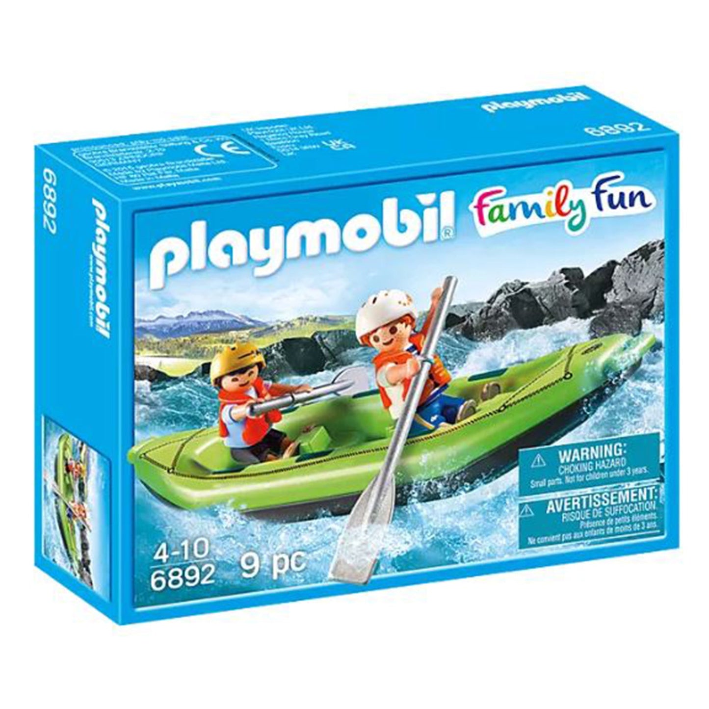 Playmobil Summer Fun Whitewater Rafters Building Set 6892