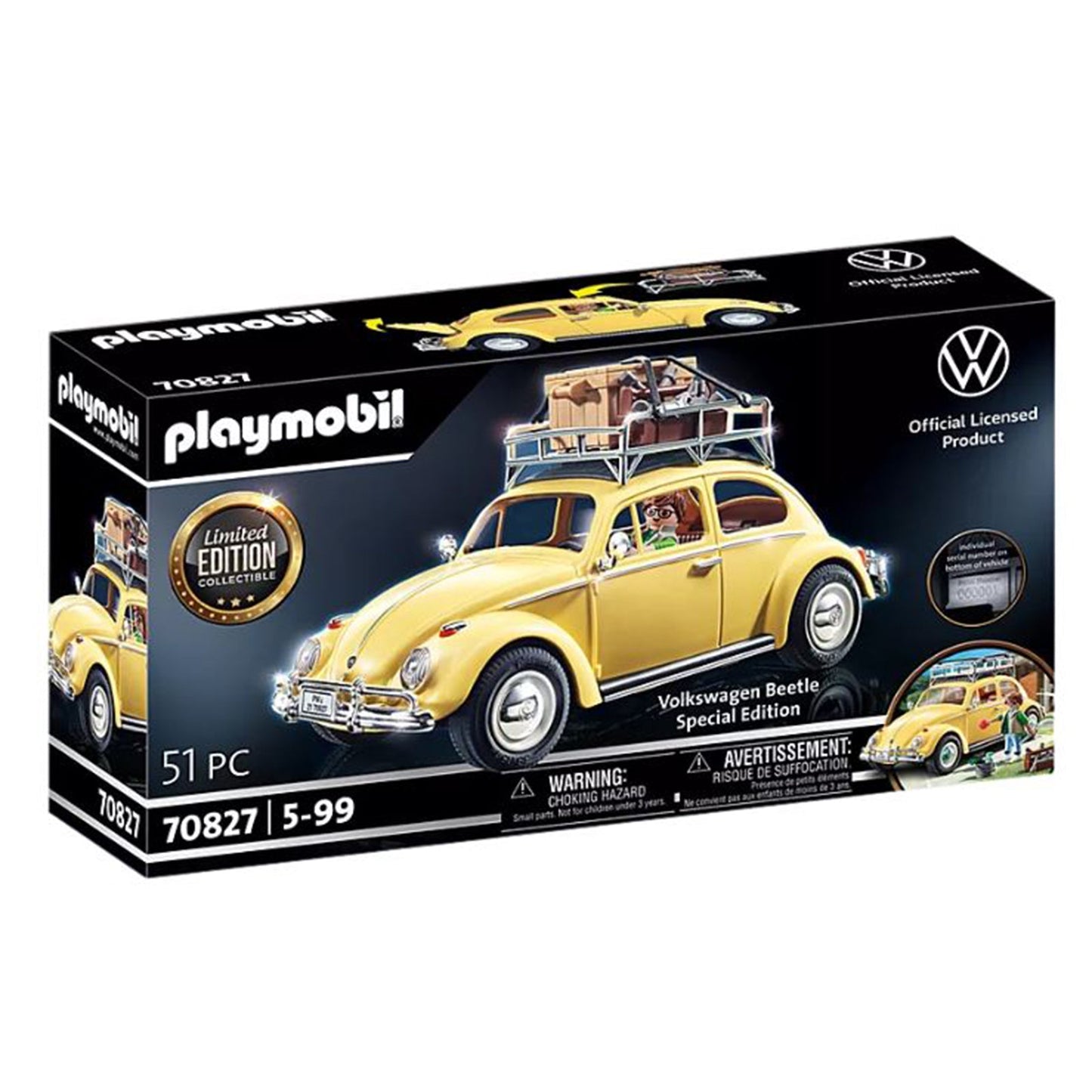 Playmobil Limited Edition Volkswagen Beetle Building Set 70827