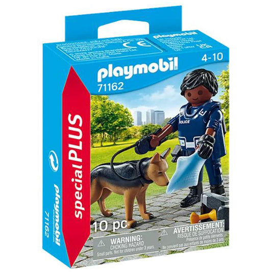 Playmobil Special Plus Policeman With Dog Building Set 71162