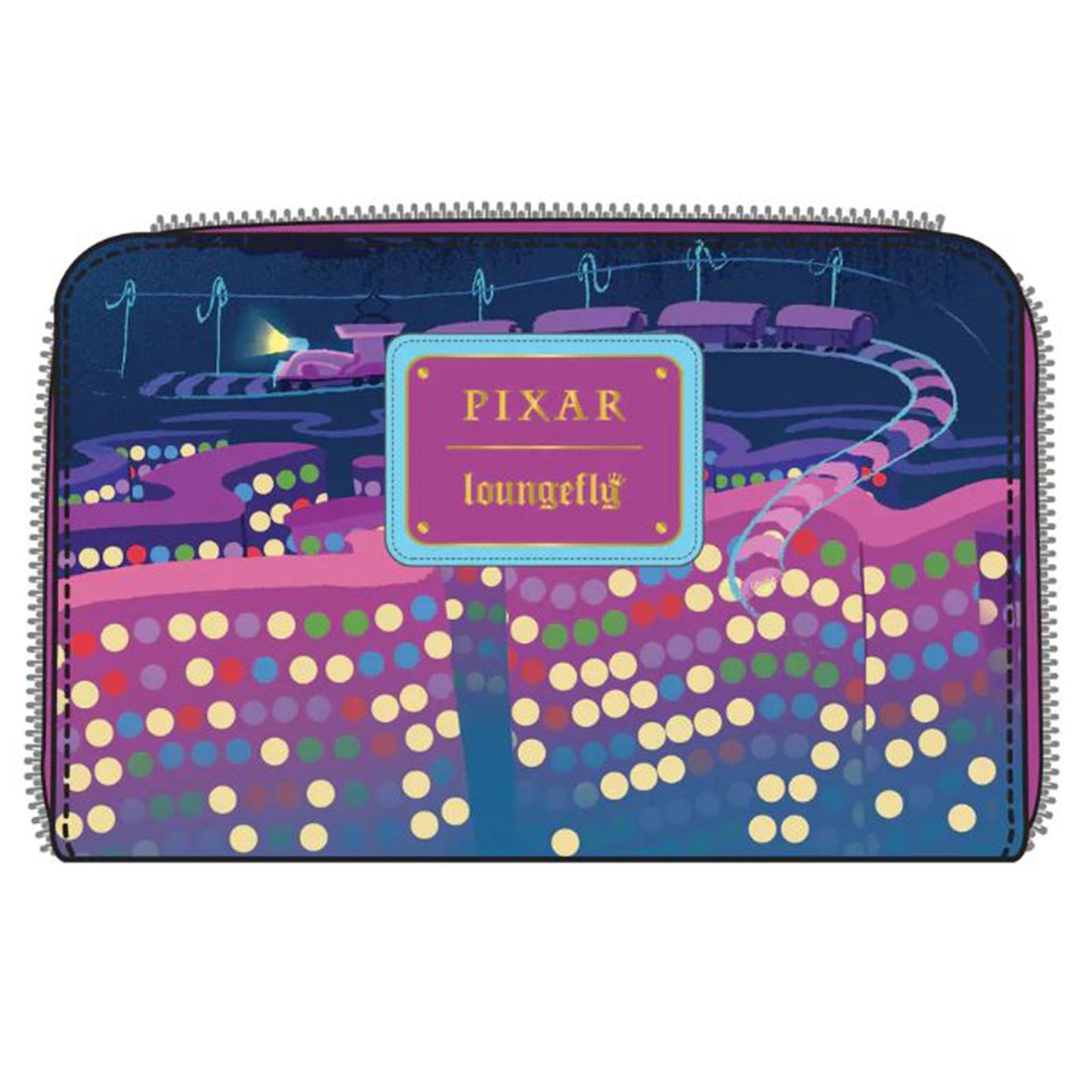 Loungefly Disney Pixar Inside Out Control Panel Zip Wallet