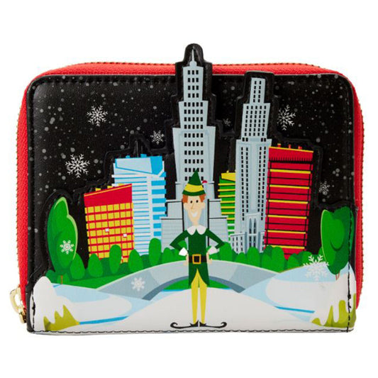 Loungefly Elf Buddy In Manhattan Zip Around Wallet