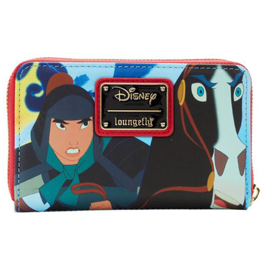 Loungefly Disney Mulan Princess Scene Zip Around Wallet