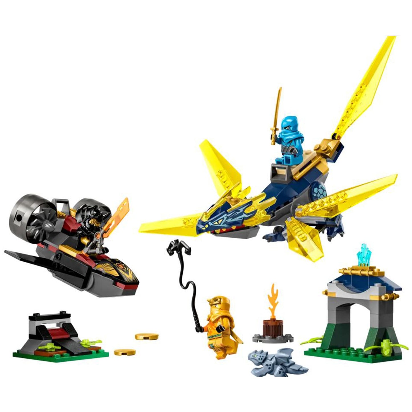 LEGO® Ninjago Dragons Rising Nya Arin's Baby Dragon Battle Building Set 71798