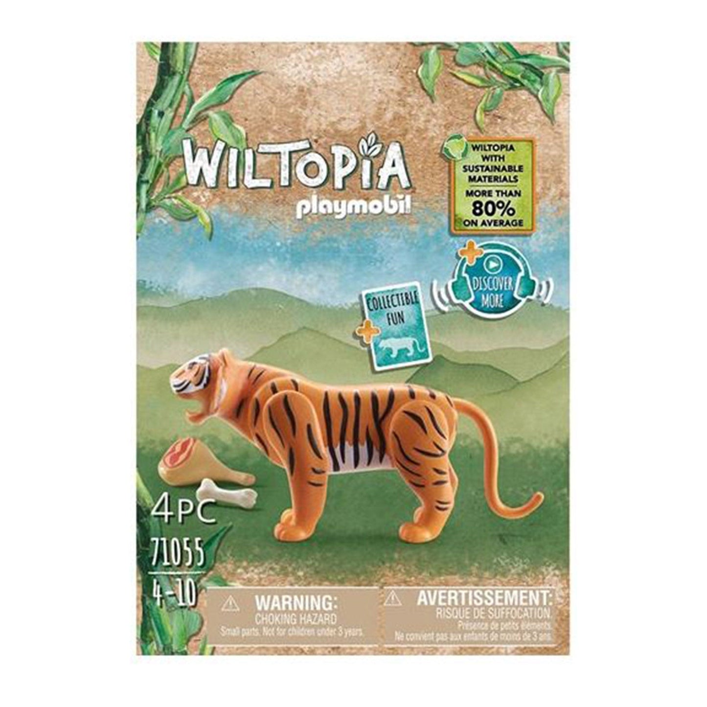 Playmobil Wiltopia Tiger Building Set 71055