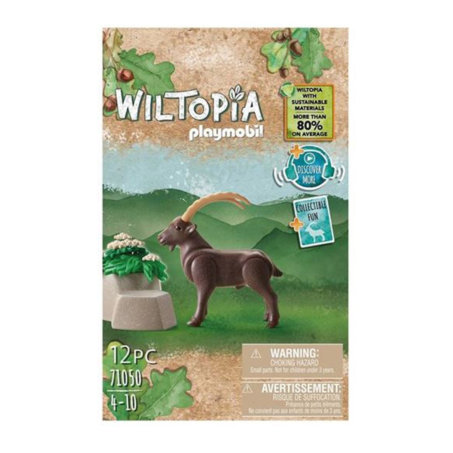 Playmobil Wiltopia Steinbock Animal Building Set 71050