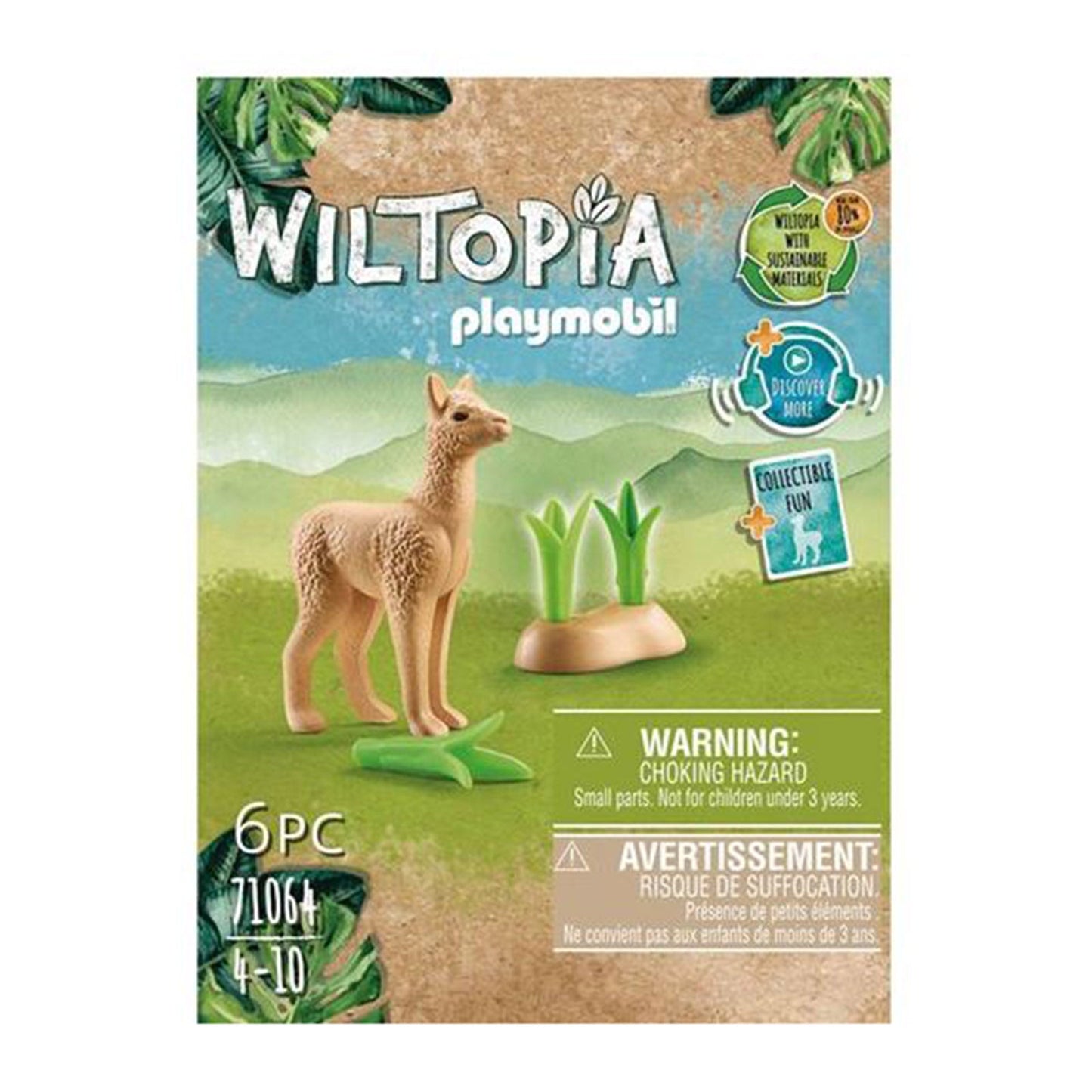 Playmobil Wiltopia Young Alpaca Animal Building Set 71064