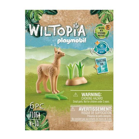 Playmobil Wiltopia Young Alpaca Animal Building Set 71064