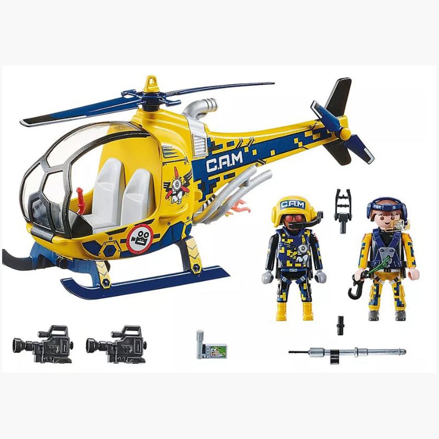 Playmobil Air Stunt Show Helicopter Building Set 70833