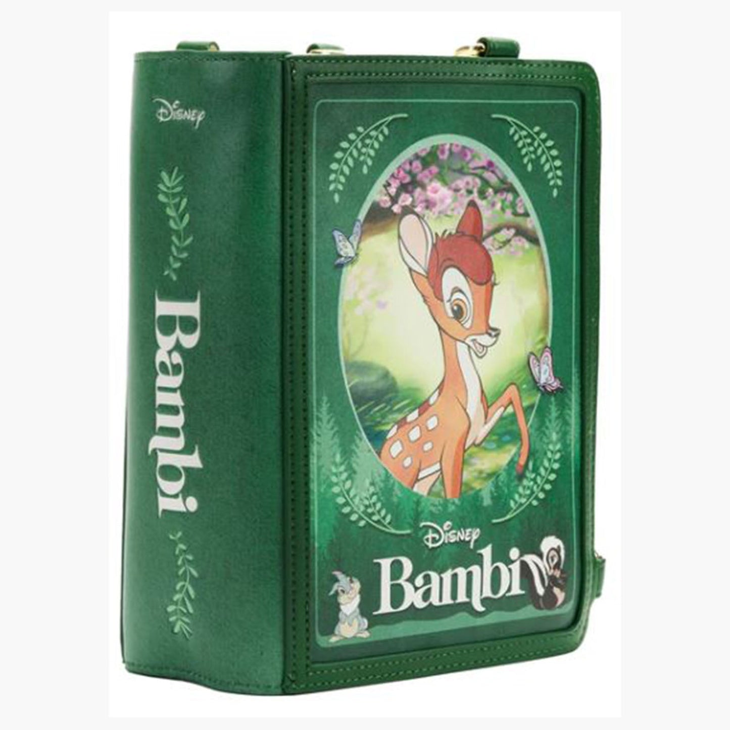 Loungefly Disney Classic Books Bambi Convertible Crossbody Bag