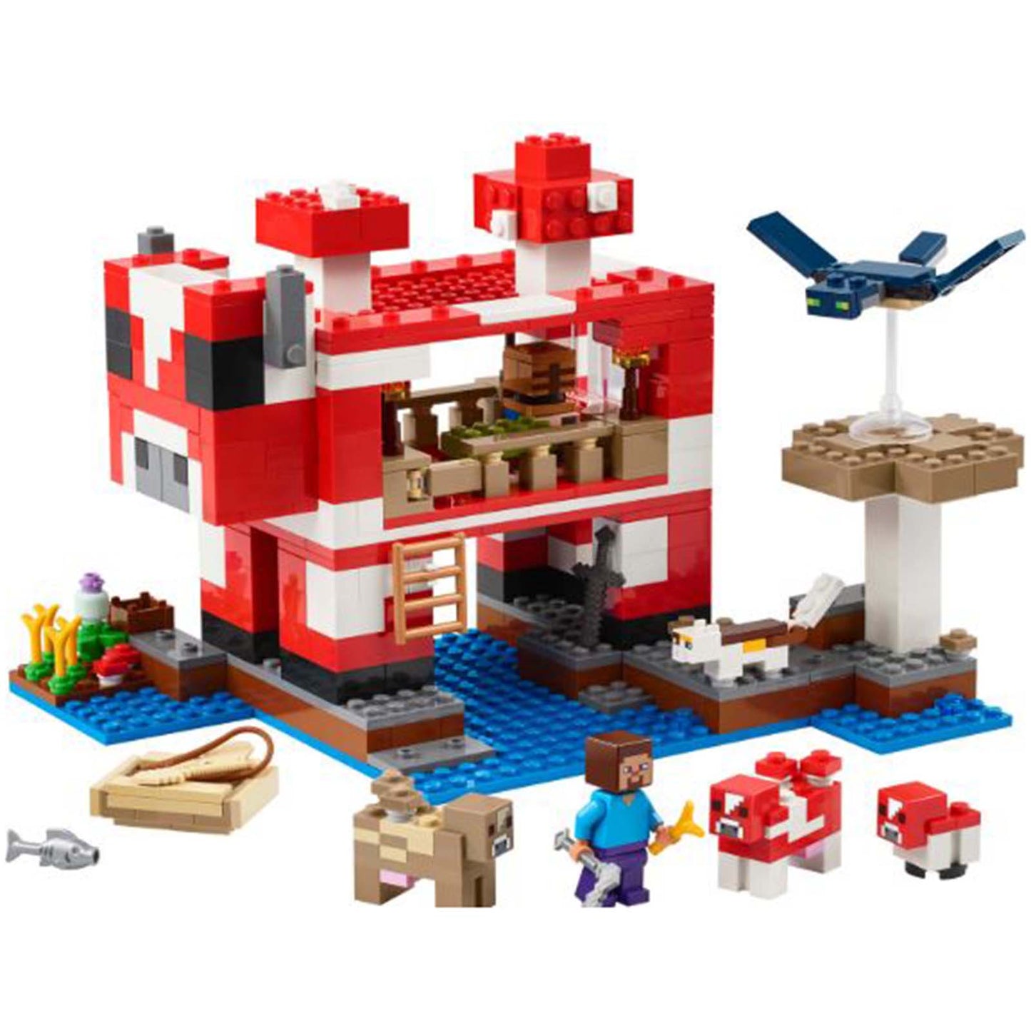 LEGO® Minecraft The Mooshroom House Building Set 21270