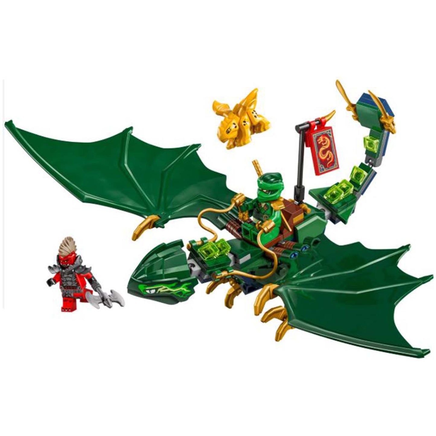 LEGO® Ninjago Lloyd's Green Forest Dragon Building Set 71829