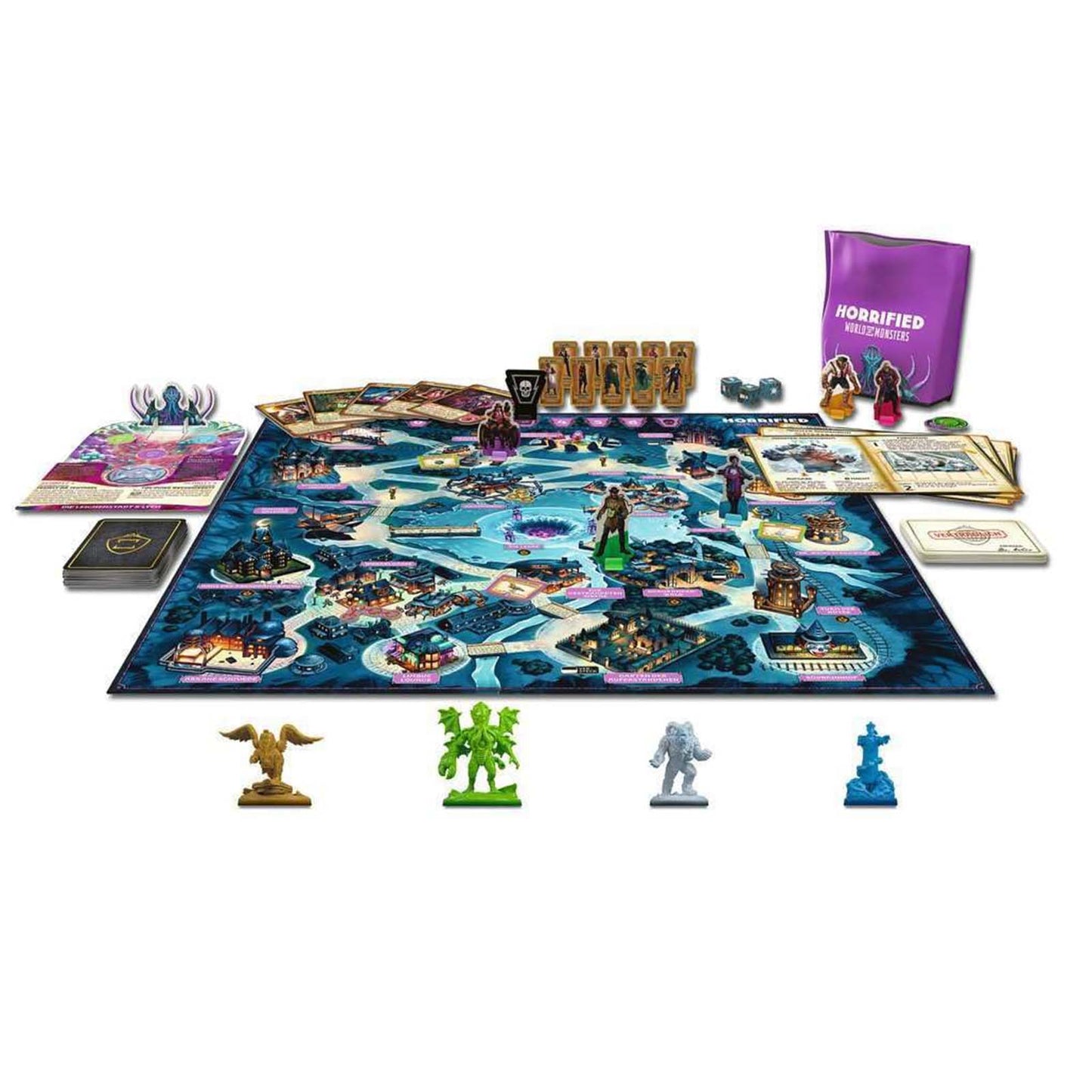 Wonder Forge A Scream Come True Horrified World Of Monsters Board Game