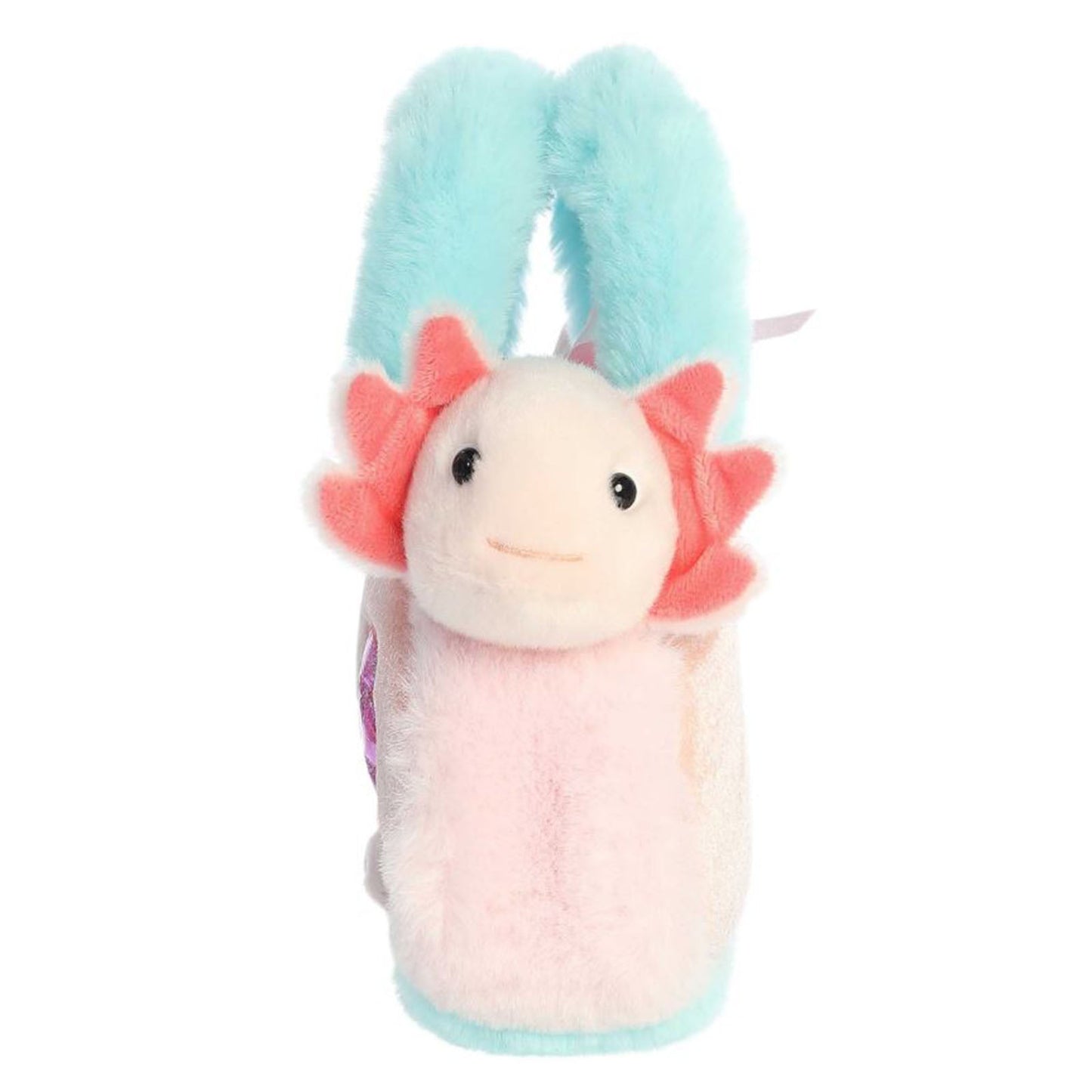 Aurora Fancy Pals Peek A Boo Axolotl Bag 7 Inch Plush Figure