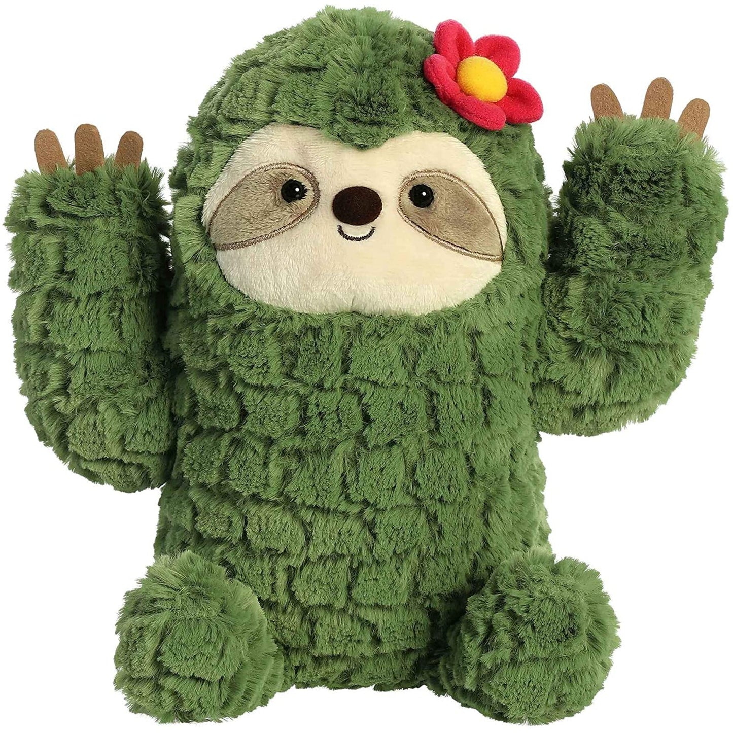 Aurora Cactus Sloth 10 Inch Plush Figure