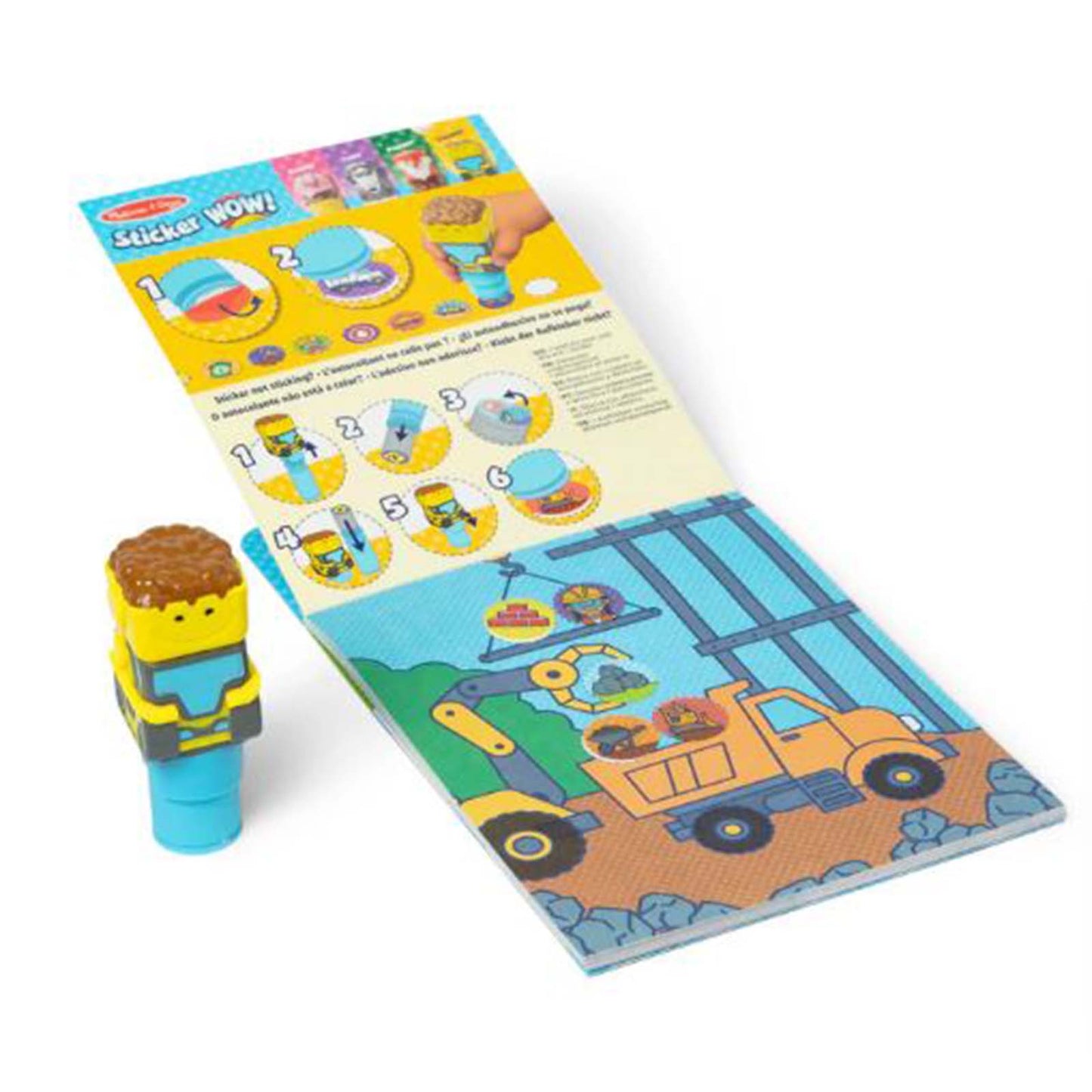 Melissa And Doug Sticker WOW! Bulldozer Activity Pad