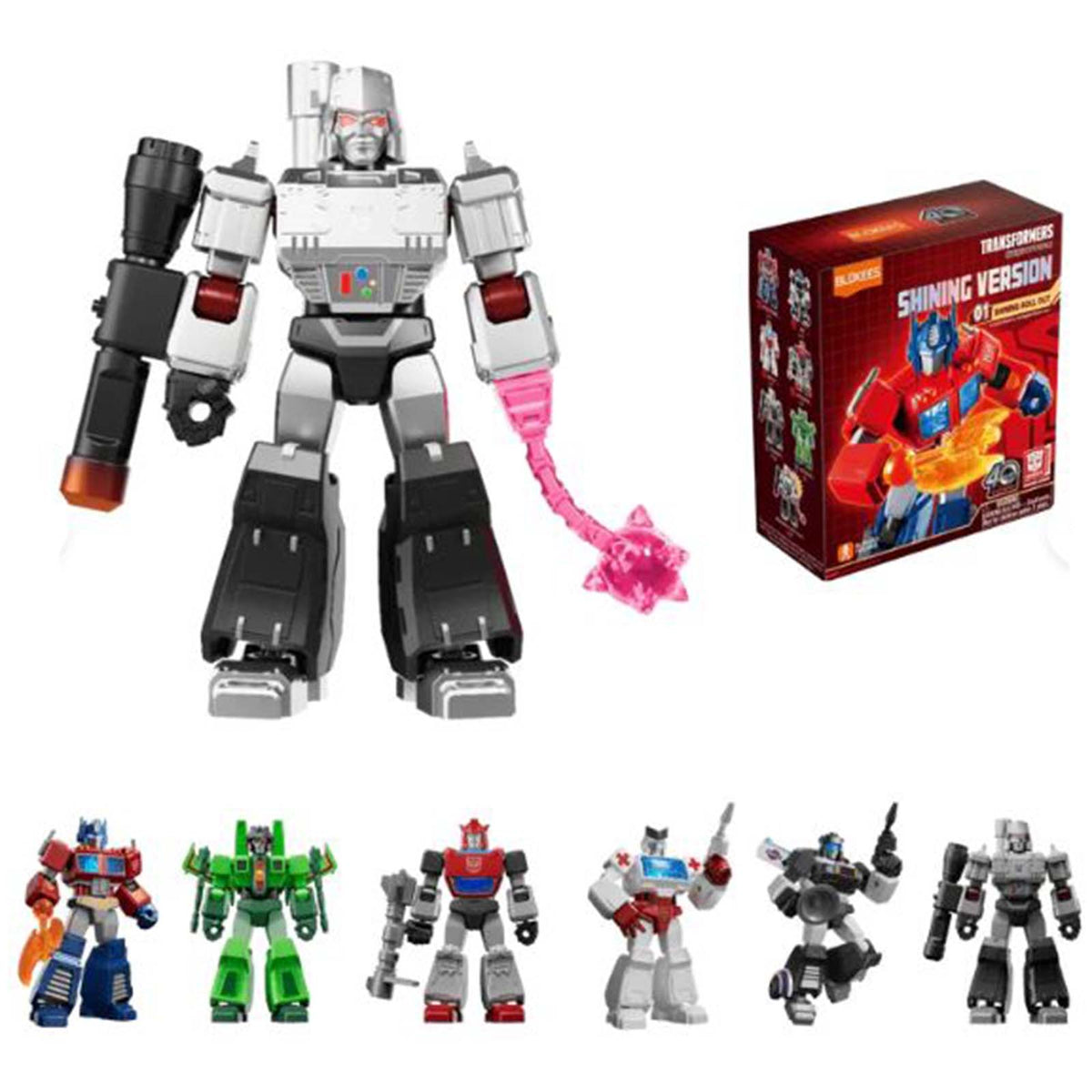 Blokees Transformers Shining Version 01 Shinning Roll Out Single Blind Box Figure