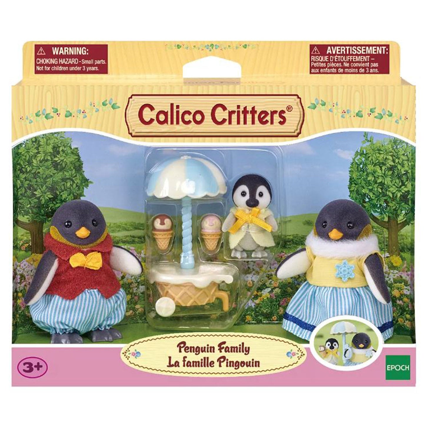 Calico Critters Penguin Family Figure Set CC2062