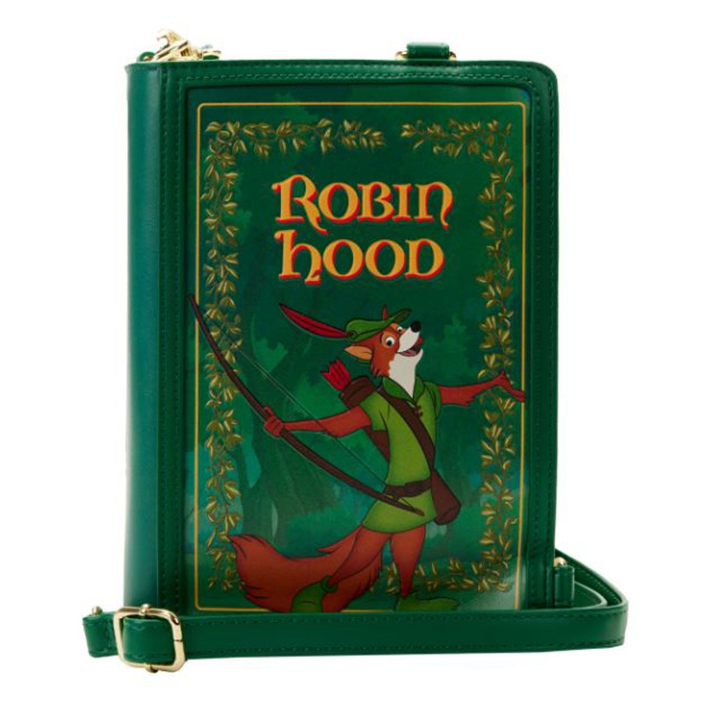 Loungefly Disney Classic Book Robin Hood Convertible Cross Body Bag Purse