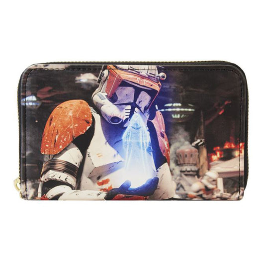 Loungefly Star Wars Episode Three Revenge Of The Sith Scene Zip Around Wallet