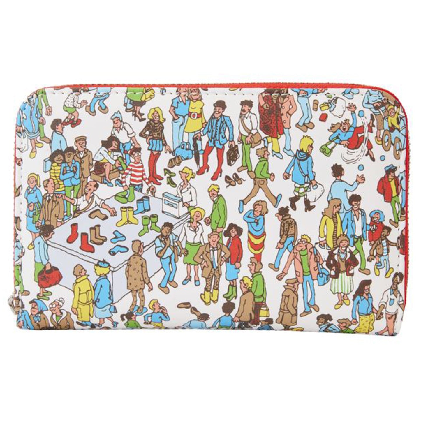 Loungefly Where's Waldo All Over Print Zip Around Wallet