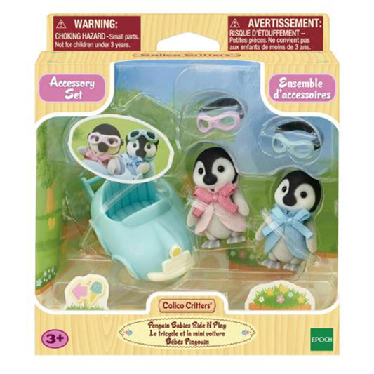 Calico Critters Penguin Babies Ride n' Play Figure Set CC2063