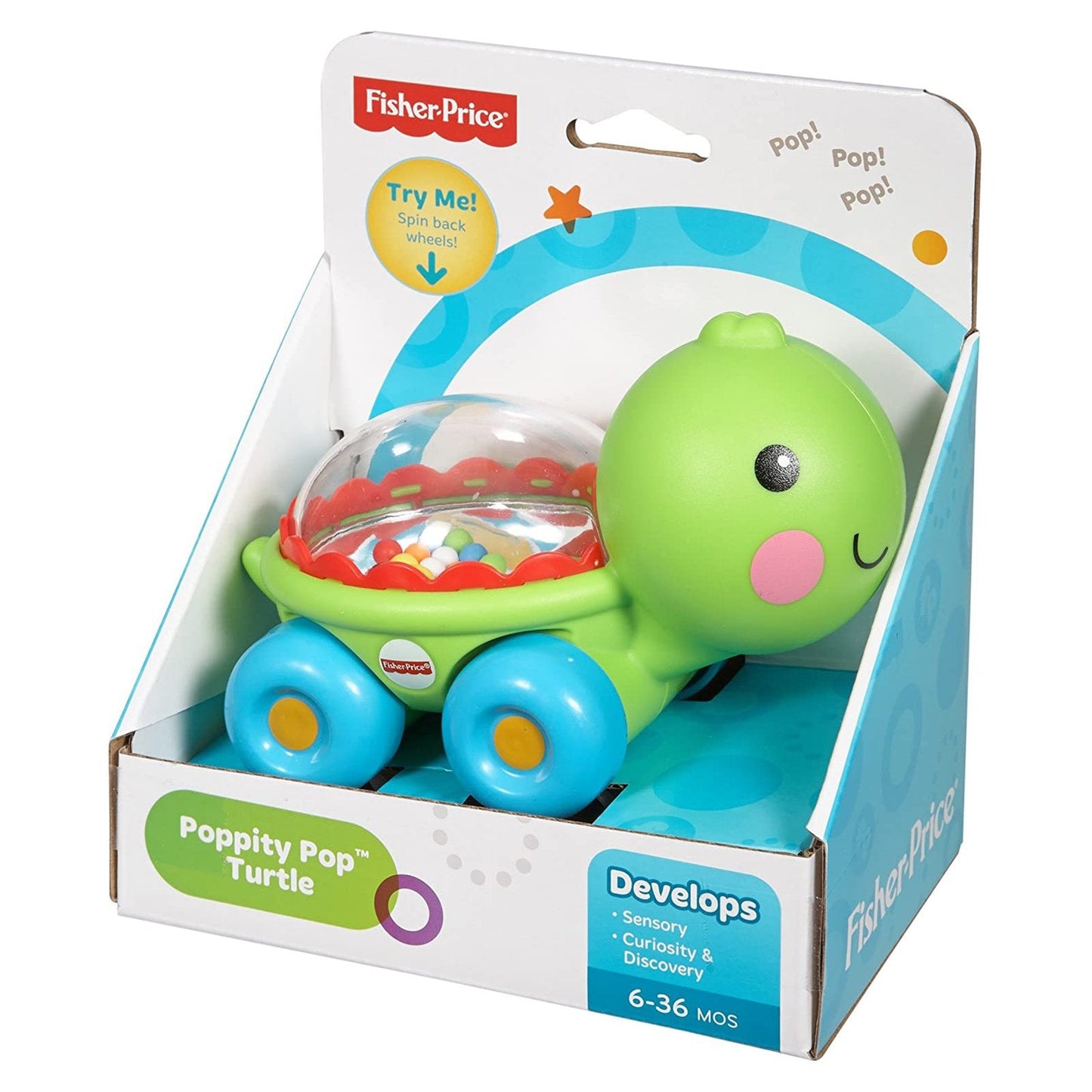 Fisher Price Develops Rattle Poppity Pop Turtle