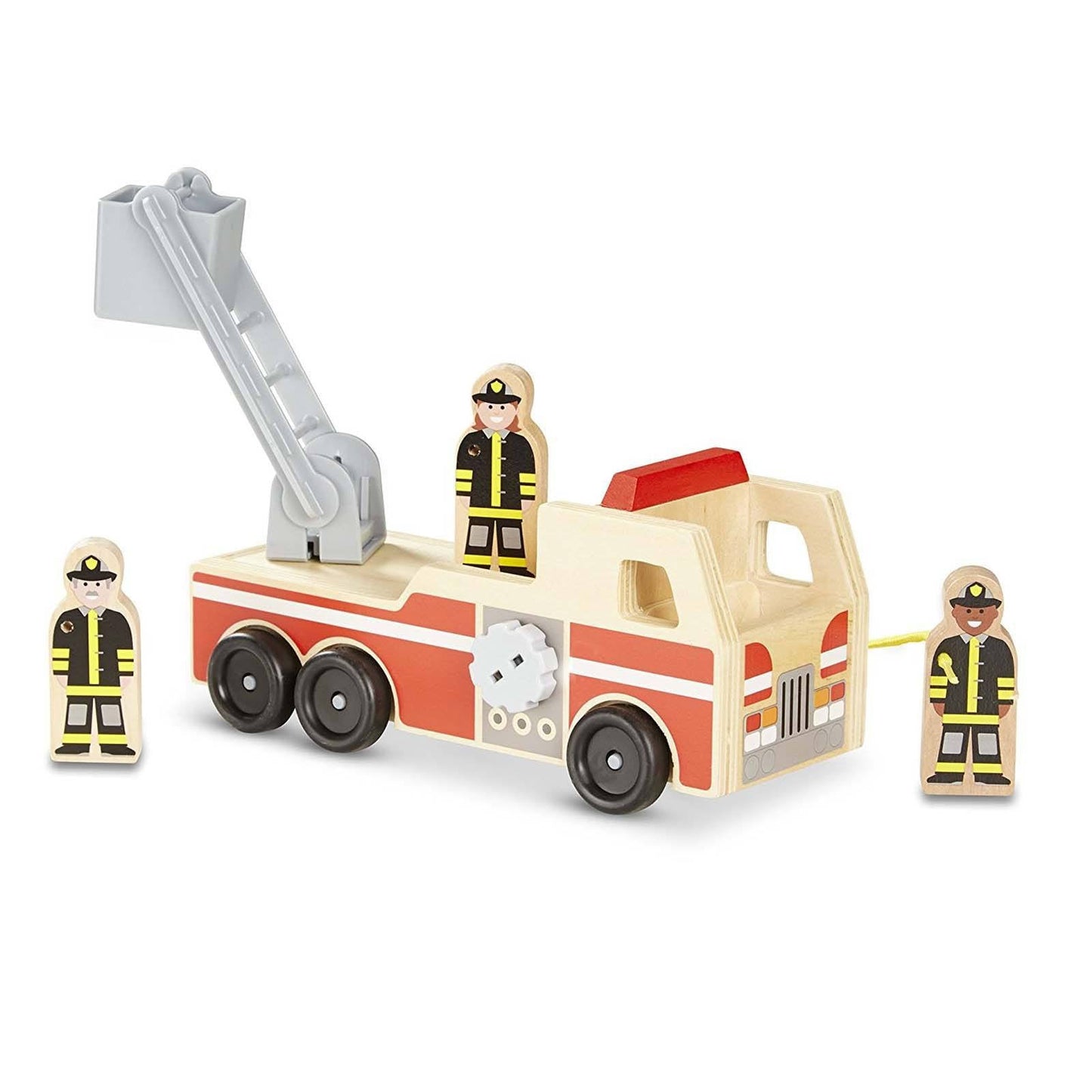 Melissa And Doug Classic Toy Wooden Fire Truck