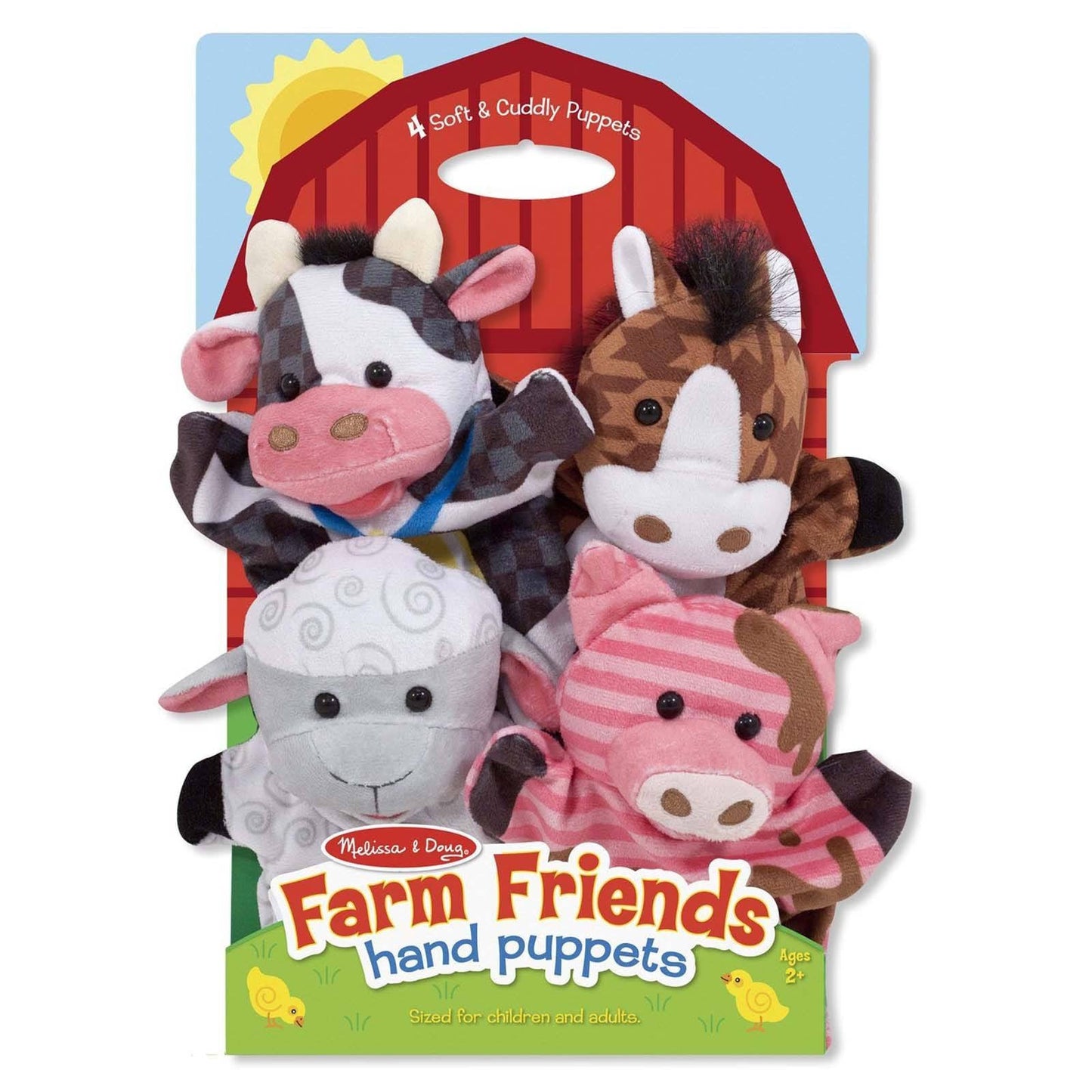 Melissa And Doug Farm Friends Hand Puppets