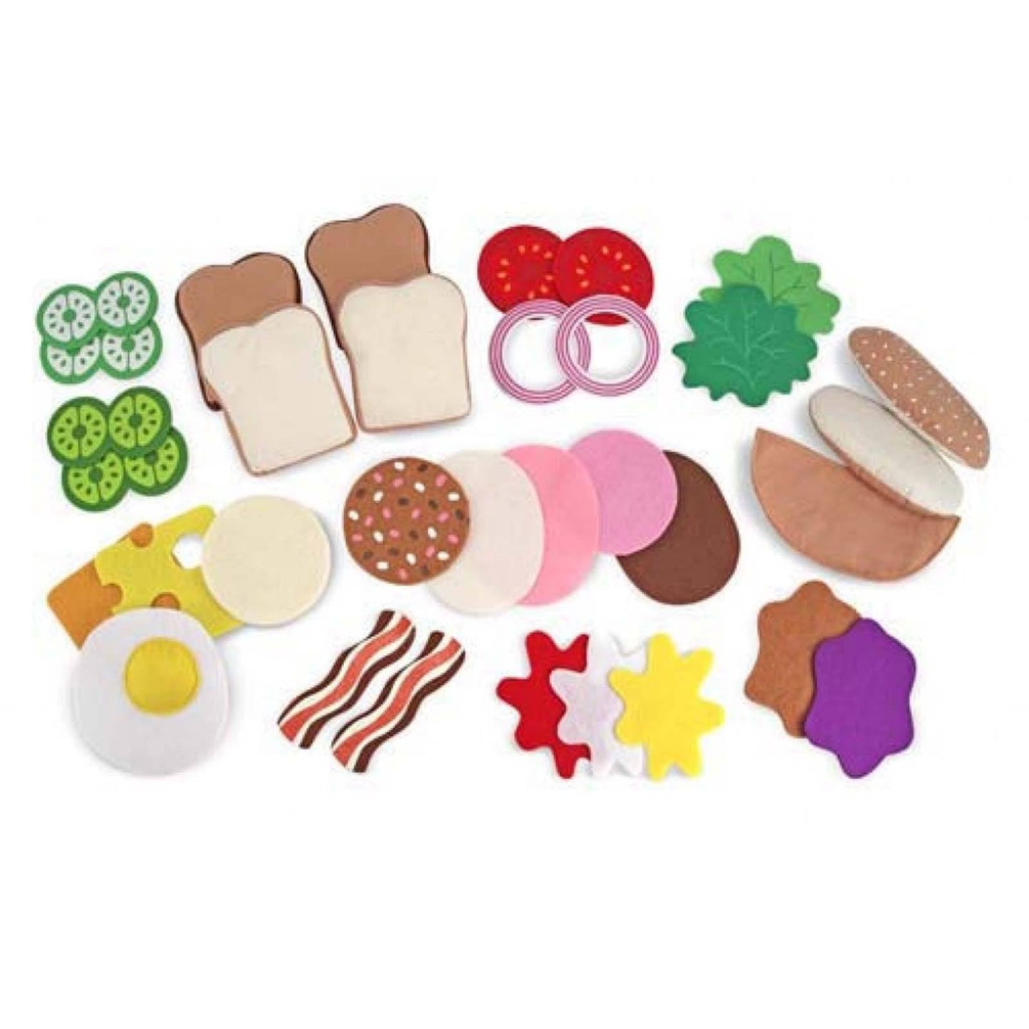 Melissa And Doug Felt Food Sandwich Set