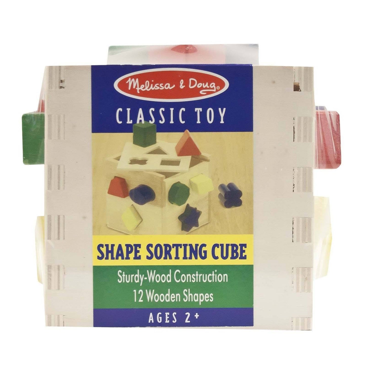 Melissa And Doug Wooden Classic Toy Shape Sorting Cube