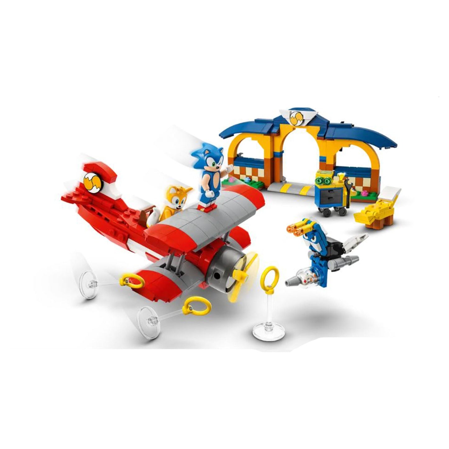 LEGO® Sonic The Hedgehog Tails' Workshop And Tornado Plane Building Set 76991