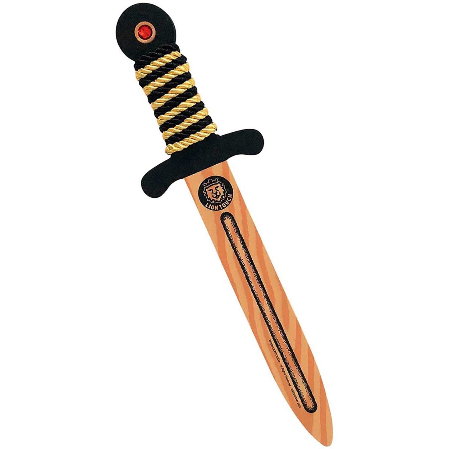 Liontouch Medium Black Gold Woodylion Soft Sword